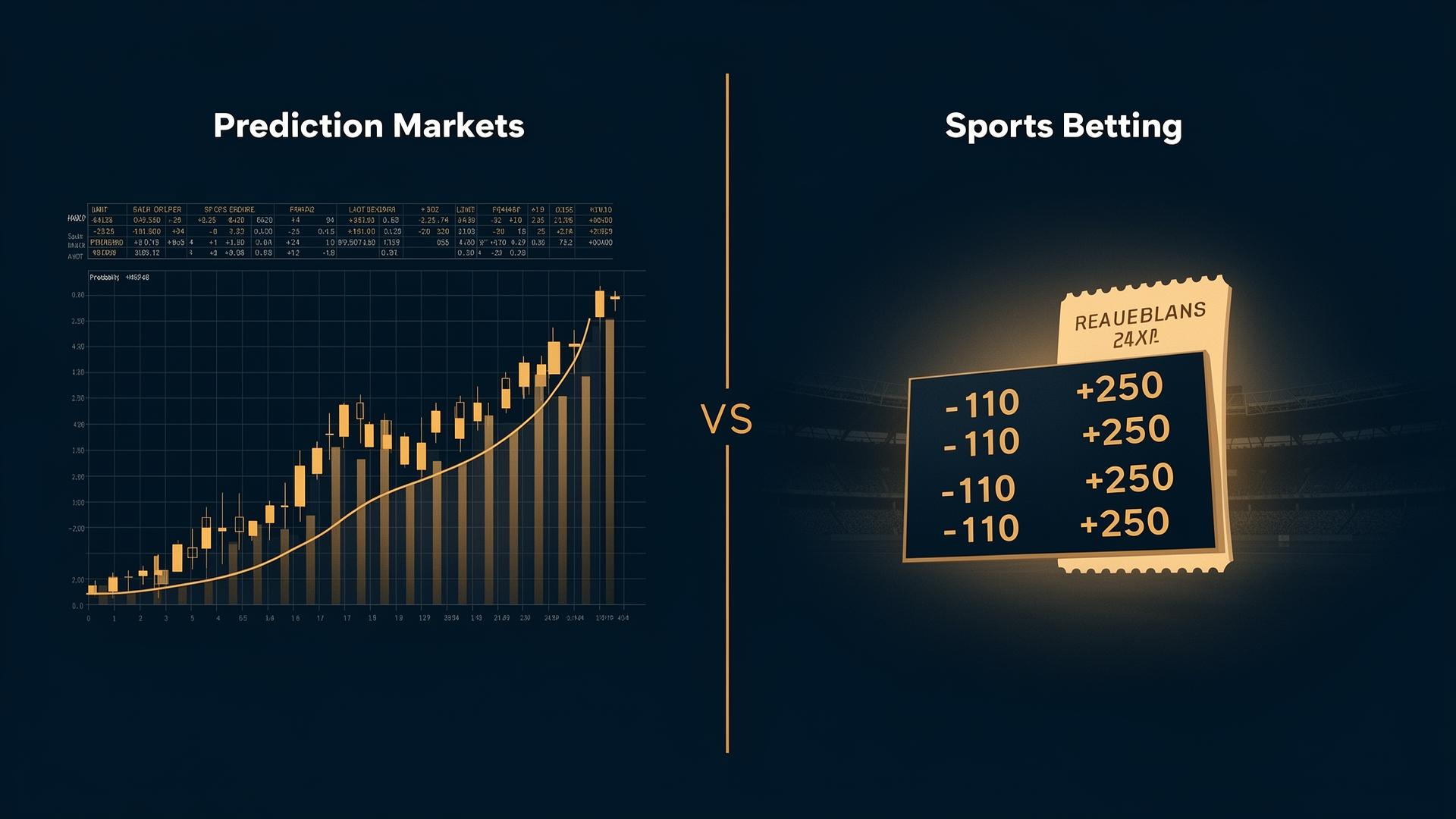 Prediction Markets vs Sports Betting: What's the Difference?
